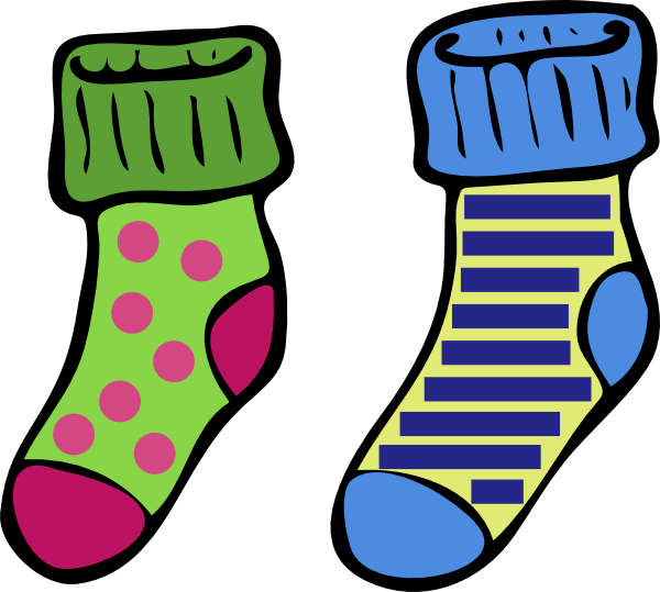 600x539 Socks2 Clip Art