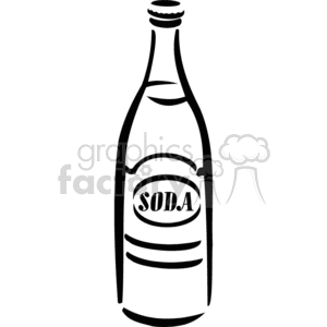 300x300 Royalty Free Soda Outline 383023 Vector Clip Art Image
