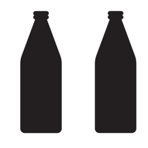 300x300 Two Soda Bottles Clip Art
