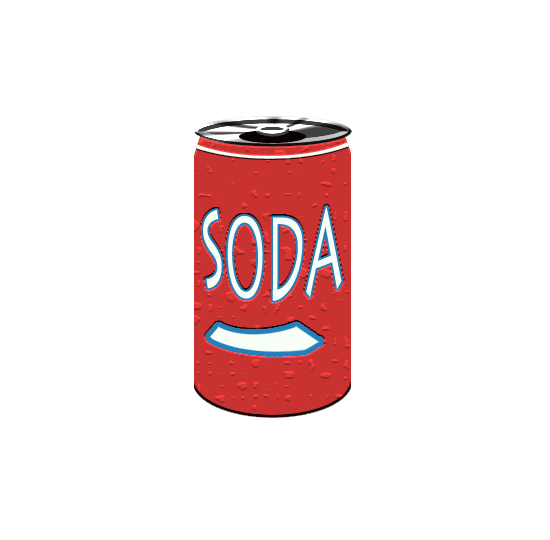 550x540 Can Clipart Soda Water