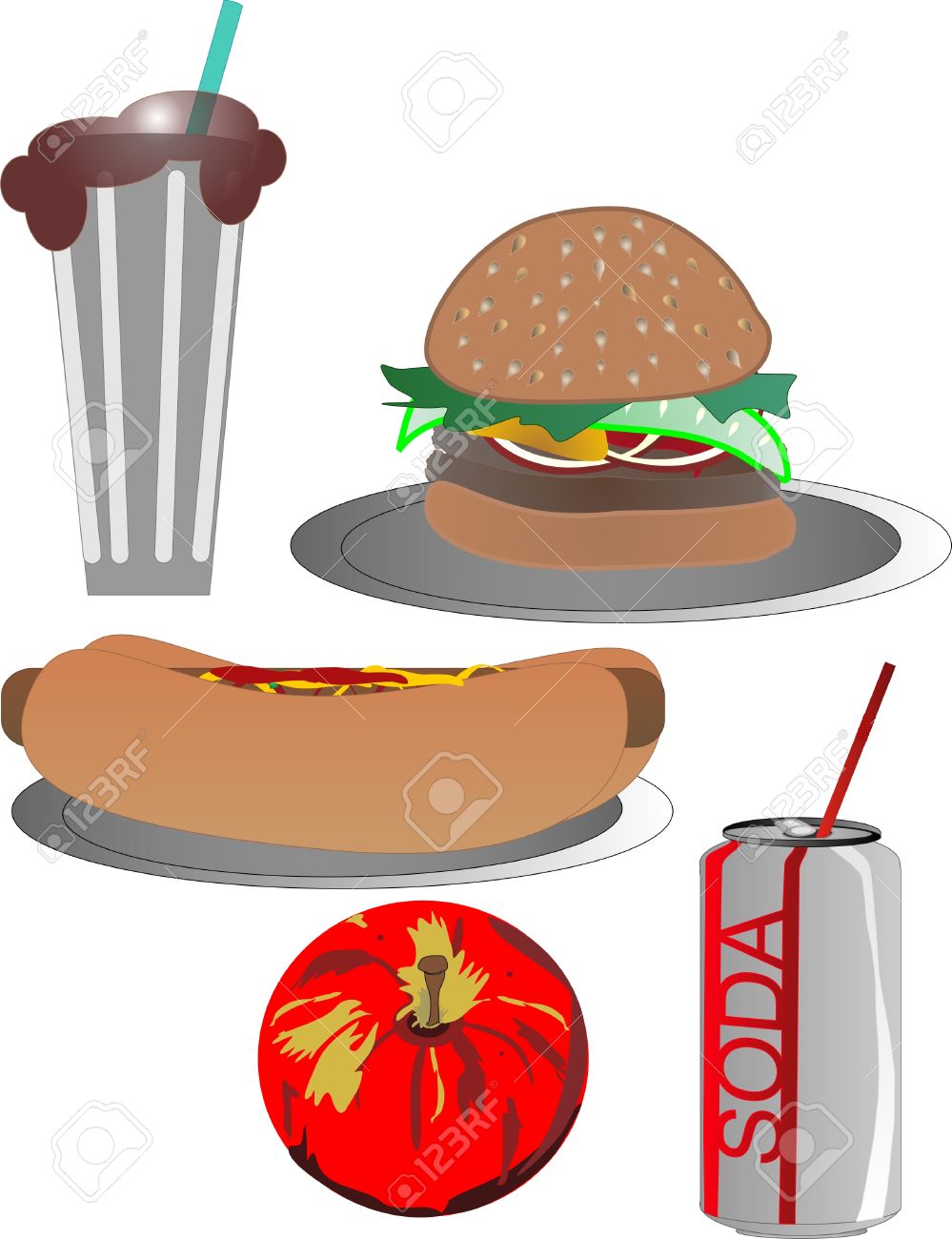 999x1300 Soda Clip Art
