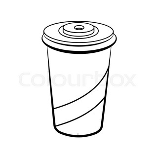 320x320 Classic Clip Art Graphic Icon With Soda Can Stock Vector Colourbox