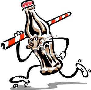 300x295 Bottle Of Soda Roller Skating