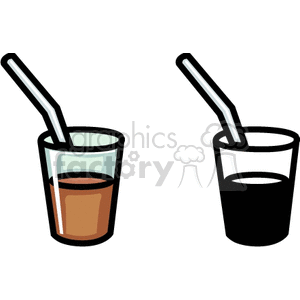 300x300 Royalty Free Glass Of Soda 141593 Vector Clip Art Image
