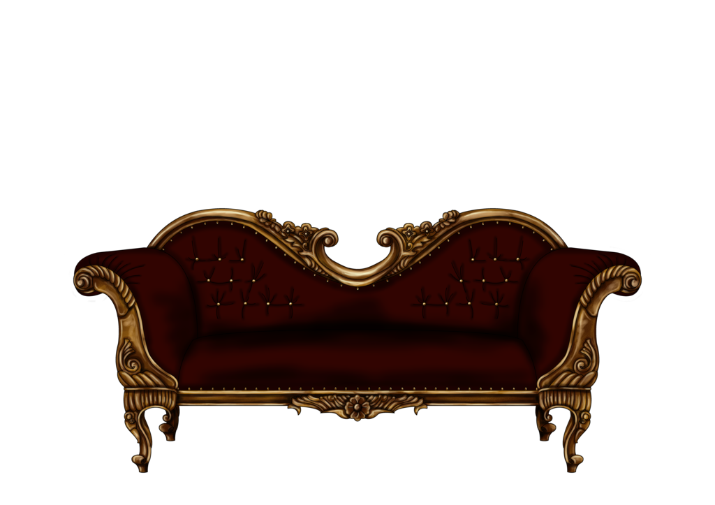 1024x723 Baroque Sofa In Dark Red Png By Yagellonica