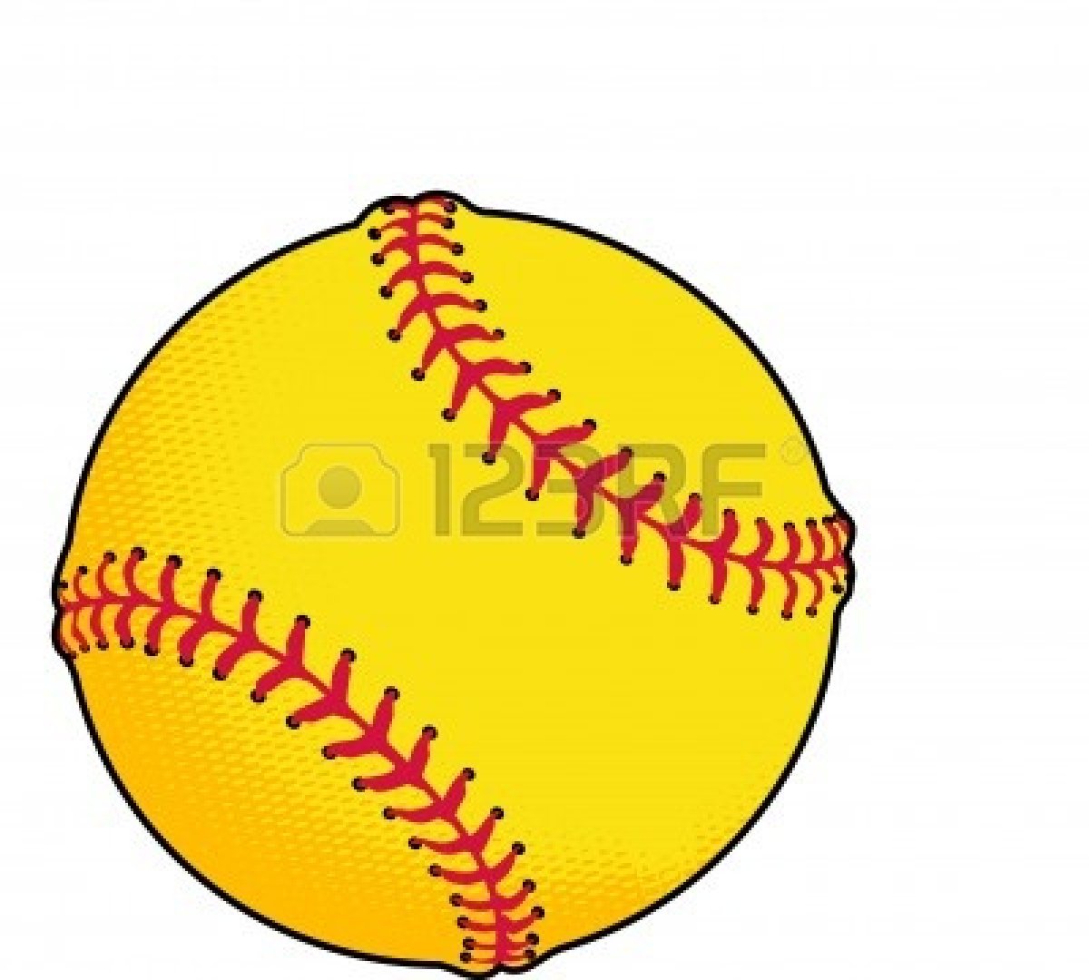 Softball Balks And Bat Drawing