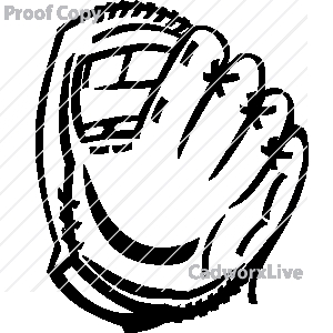 300x300 Softball Glove Clipart