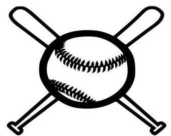 340x270 Baseball Bat Clipart Silhouette