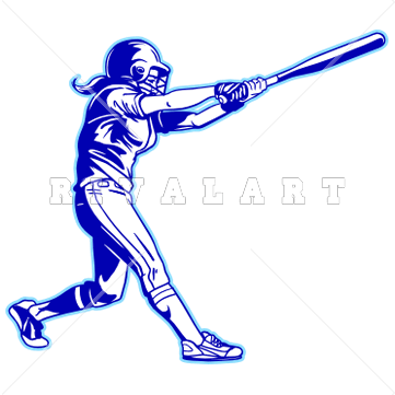 361x361 Graphics For Women Softball Batter Graphics