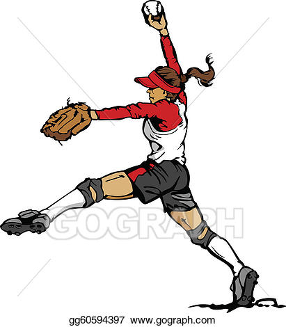 411x470 Pitching Clip Art