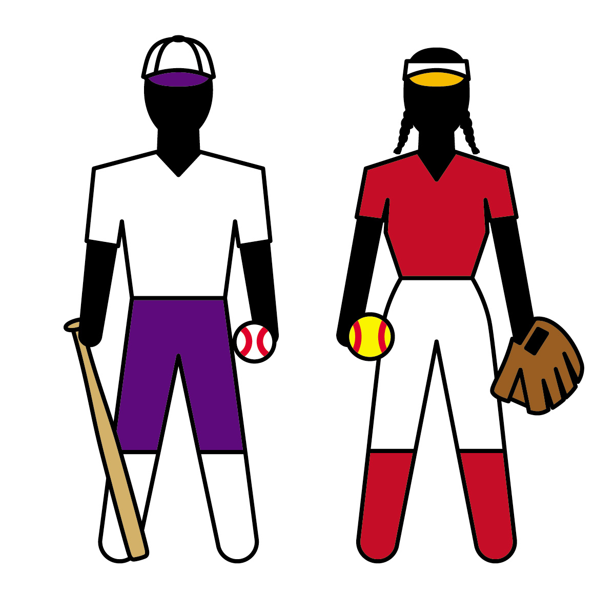1200x1200 Softball Clip Art Cartoon Free Clipart Images