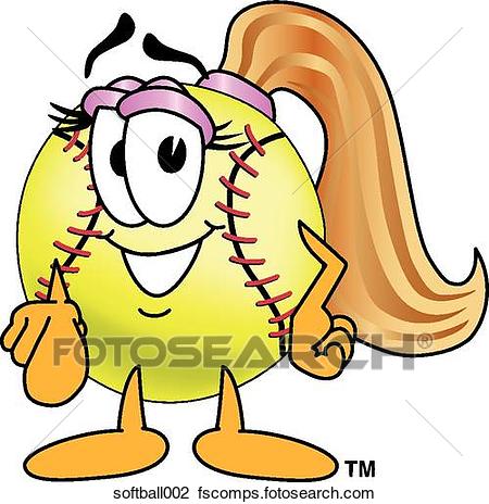 450x464 Clip Art Of Softball Pointing At You Softball002