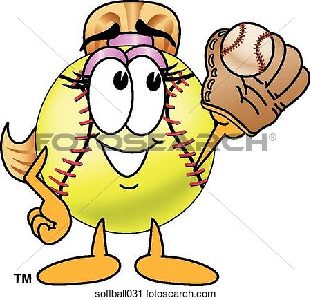 450x434 Softball Clip Art