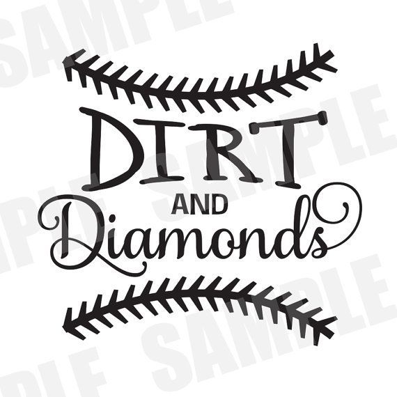 570x570 Svg Commercialpersonal Use Baseball Softball Dirt And Diamonds