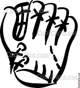 273x300 Baseball Glove Vector Clip Art