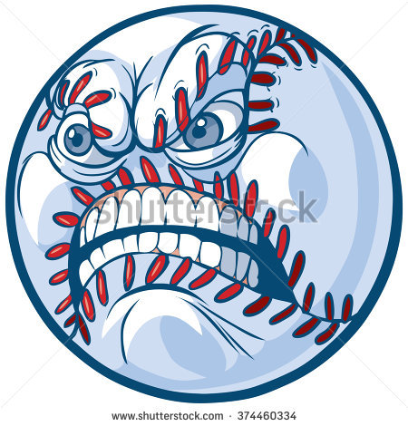 450x470 Scary Clipart Softball