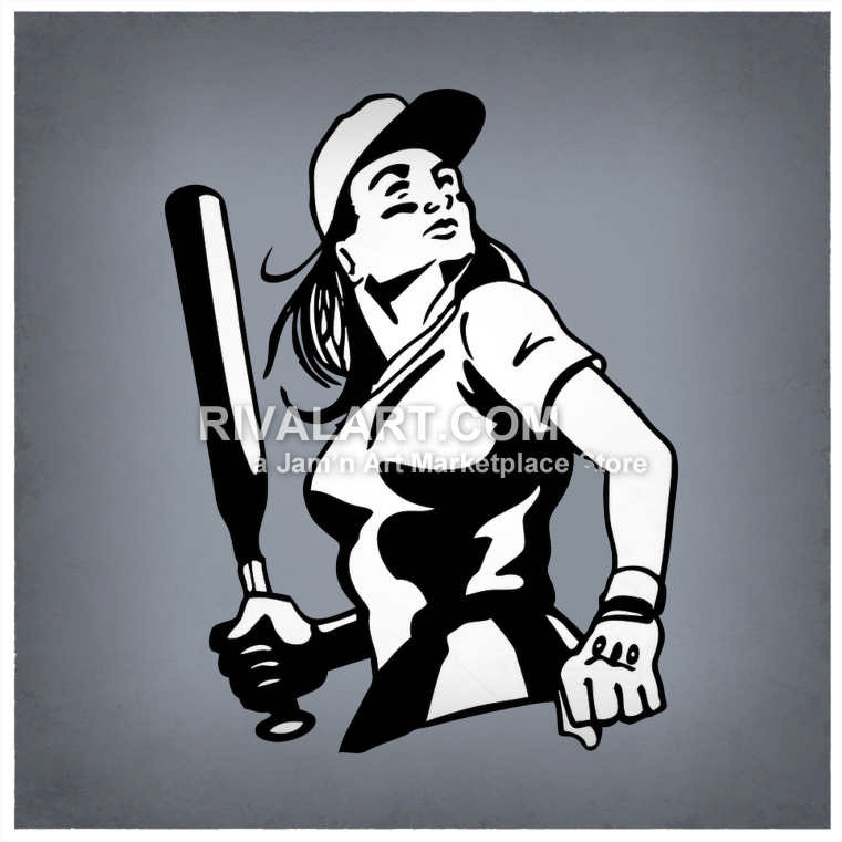 761x761 Softball Clipart