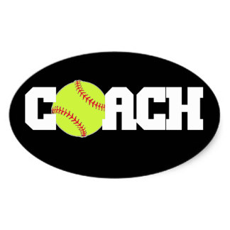 324x324 Softball Stickers Zazzle