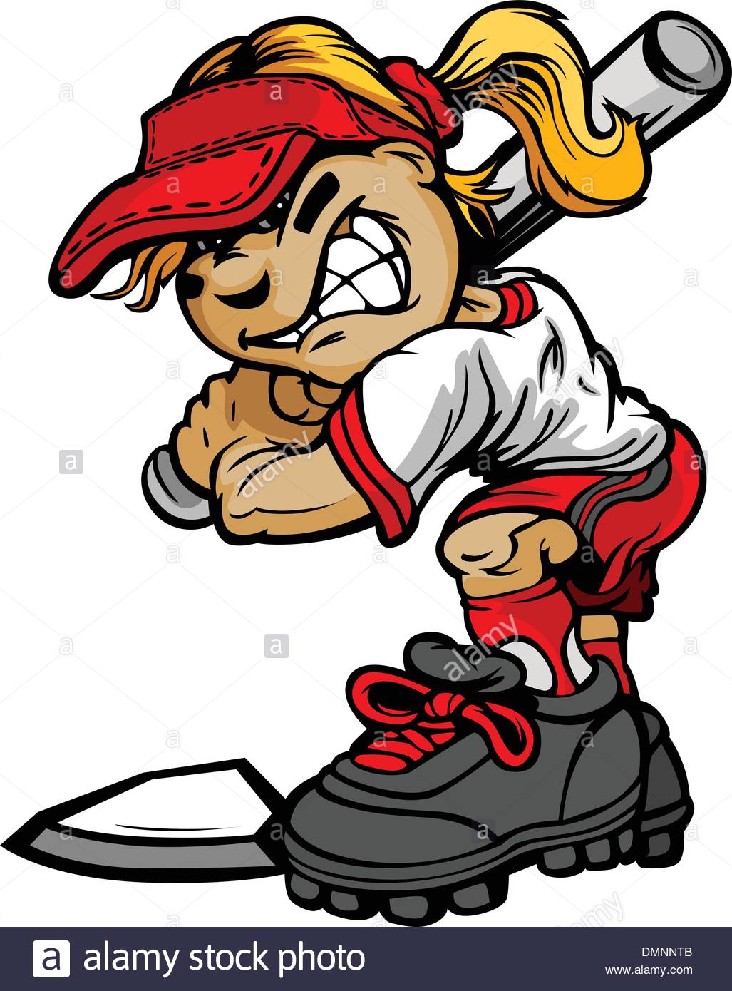 1027x1390 Kid Softball Batter Holding Bat Vector Image Stock Vector Art