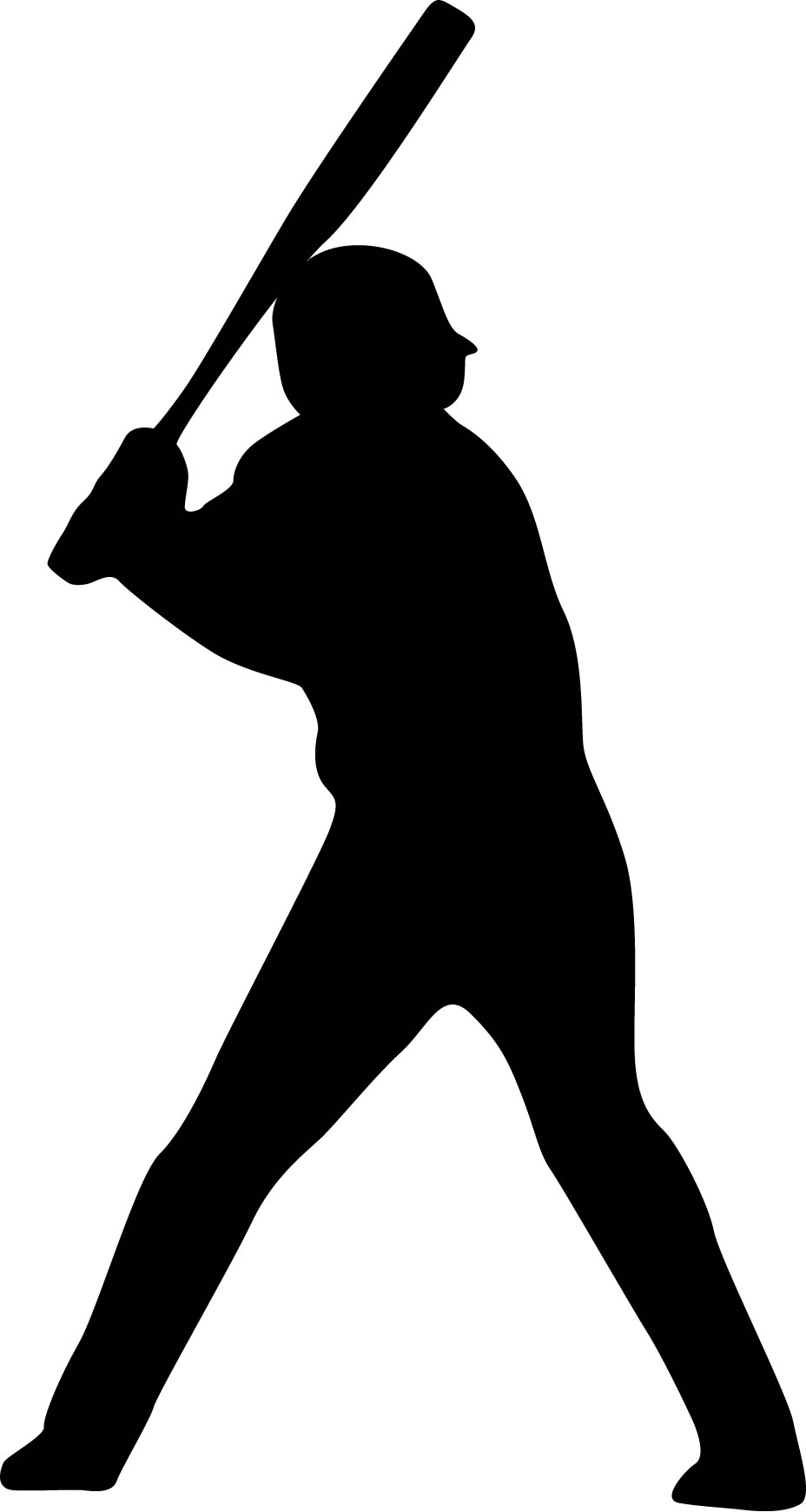 928x1740 Baseball Player The World Cliparts