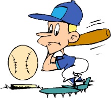 220x194 Slow Pitch Softball Clipart