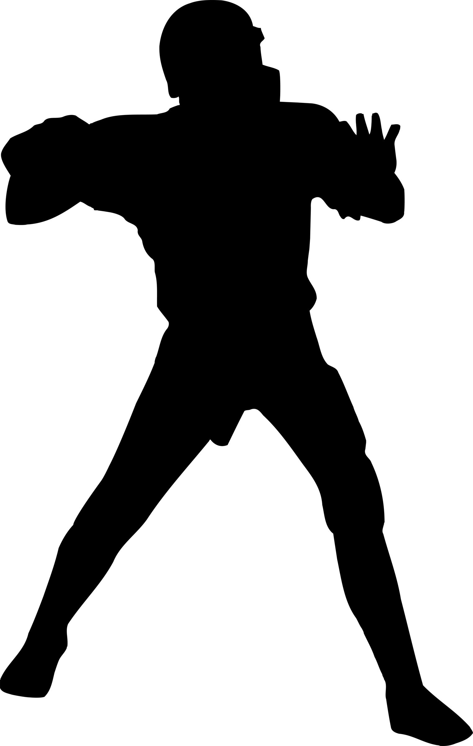 1524x2400 Clipart Football Players Silhouette