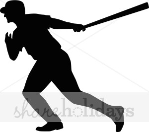 300x266 Baseball Swing Clip Art