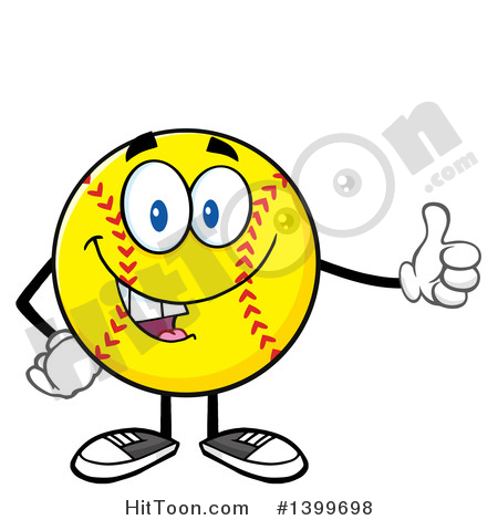 450x470 Male Softball Clipart