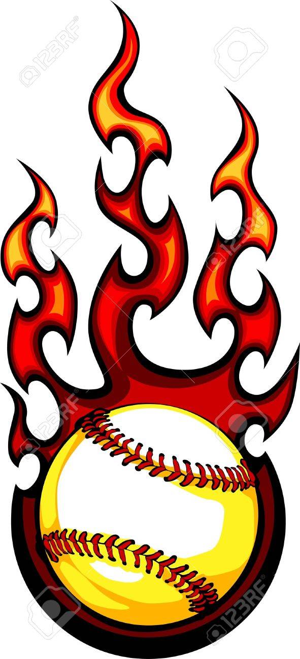 591x1300 Graphics For Flaming Fastpitch Softball Graphics Www