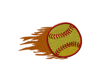 340x270 Softball Embroidery Etsy