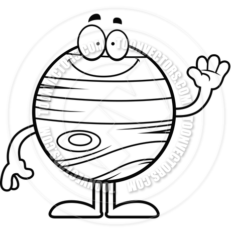 460x460 Solar System Clipart Black And White