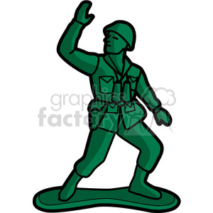 300x300 Royalty Free Toy Army Soldier Illustration Graphic 398045 Vector