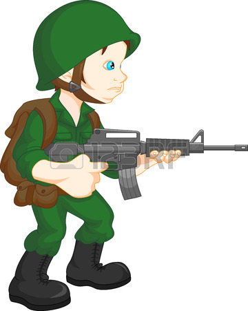 360x450 Army Soldier Boy Posing Royalty Free Cliparts, Vectors, And Stock