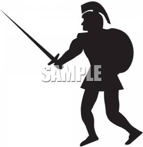 291x300 Soldier Silhouette Clipart