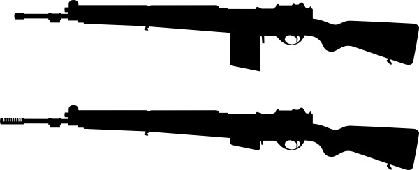 600x244 Vector Soldier Gun Silhouette Free Vector Download (5,565 Free