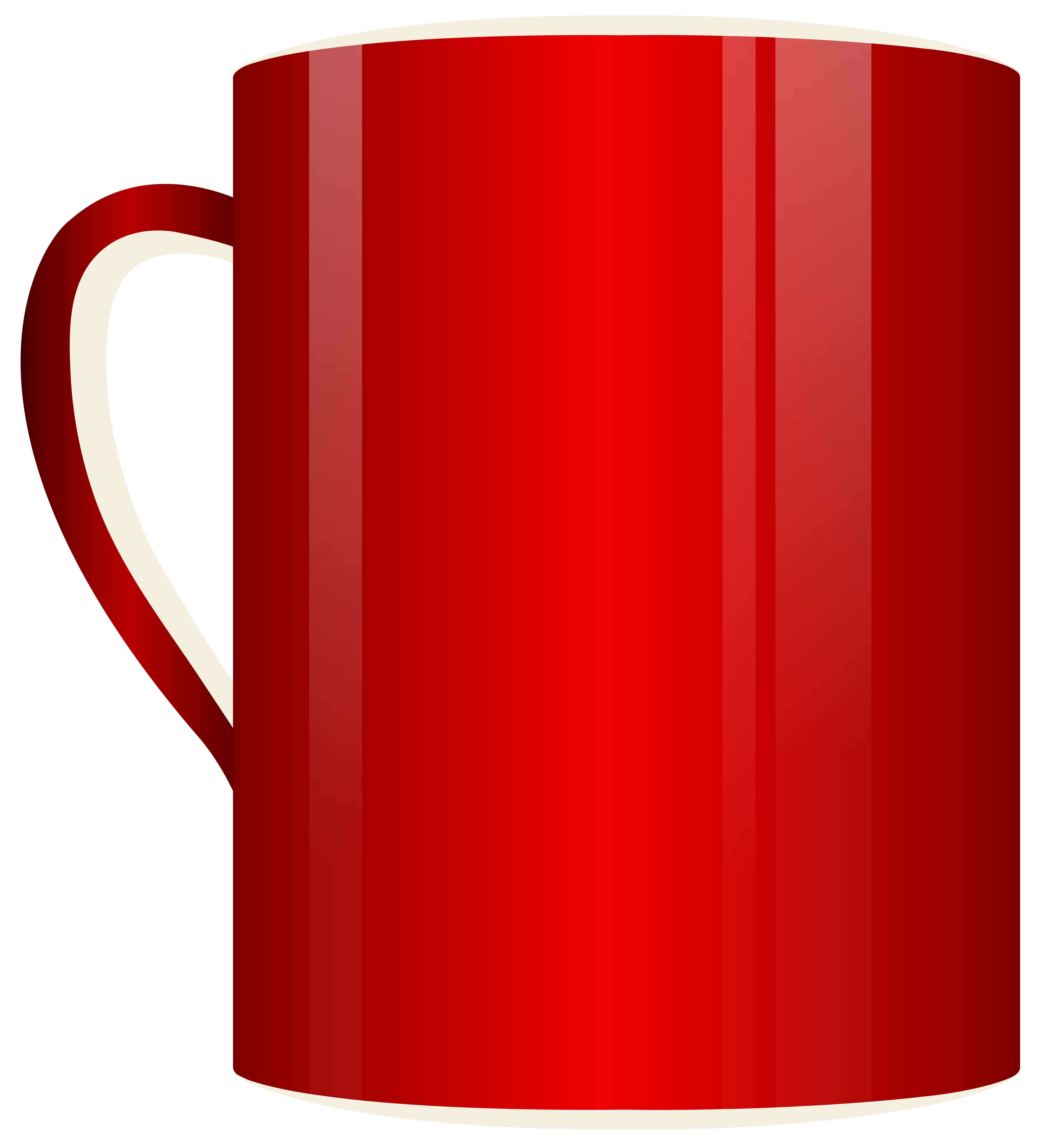 5337x5906 Mug Clipart Red Cup