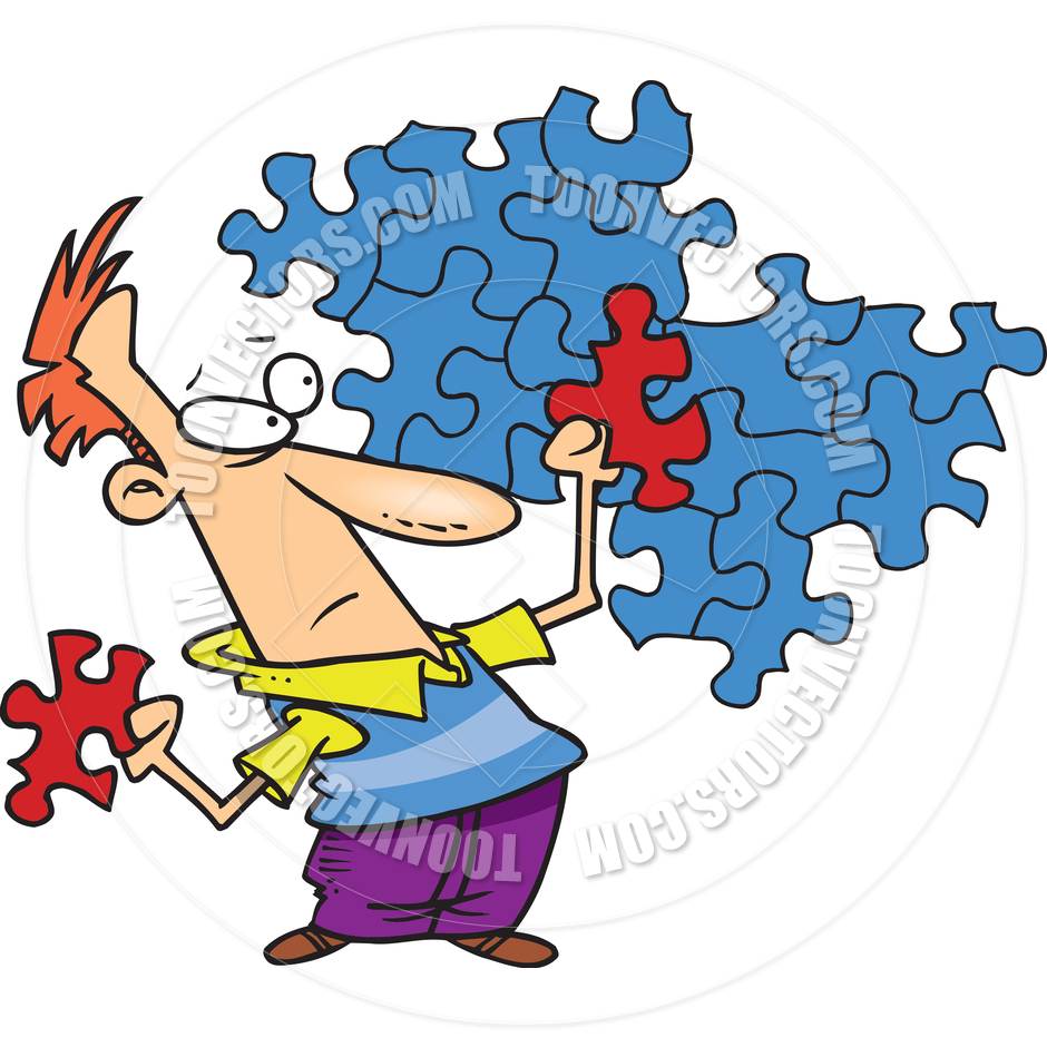 940x940 Cartoon Puzzle Solution By Ron Leishman Toon Vectors Eps