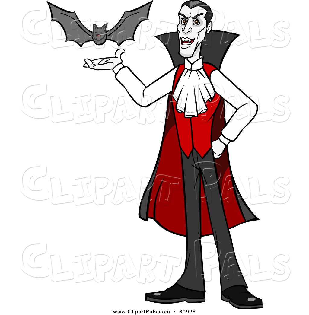 1024x1044 Pal Clipart Of A Dracula Vampire Holding His Hand Out For A Bat By