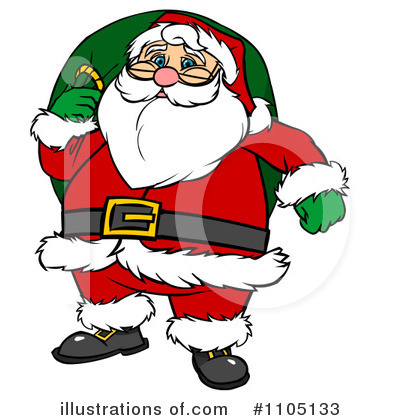 400x420 Santa Clipart