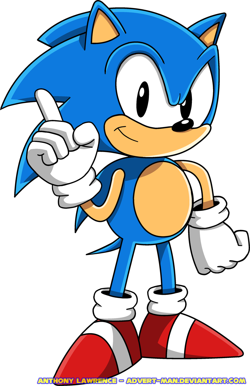 873x1346 Sonic The Hedgehog Clipart Classic