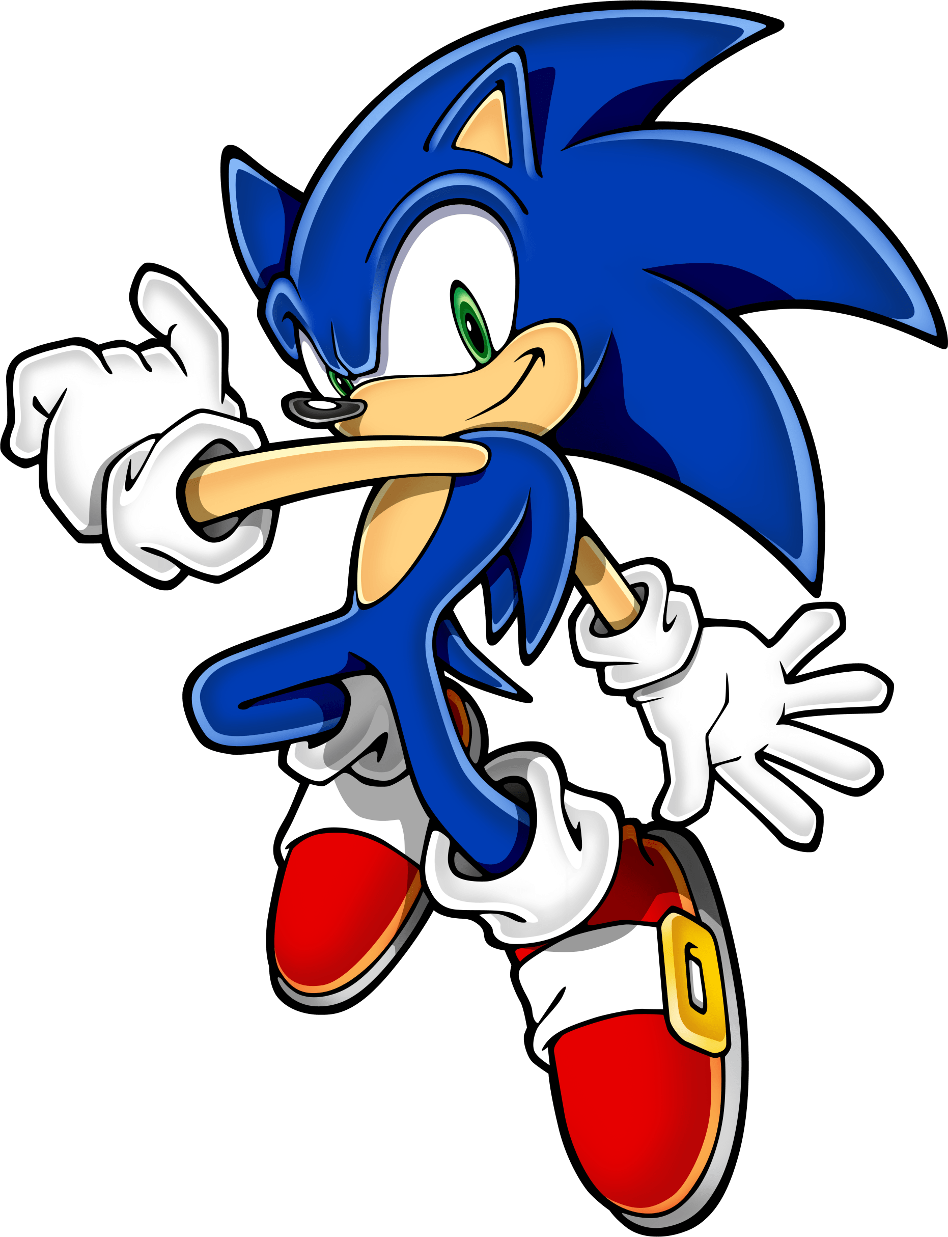 1862x2429 Sonic Hedgehog Jumping Transparent Stick Clip Art