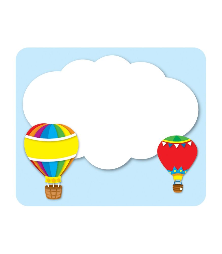 875x1000 Hot Air Balloons Name Tags Etiquetas E Labels Hot