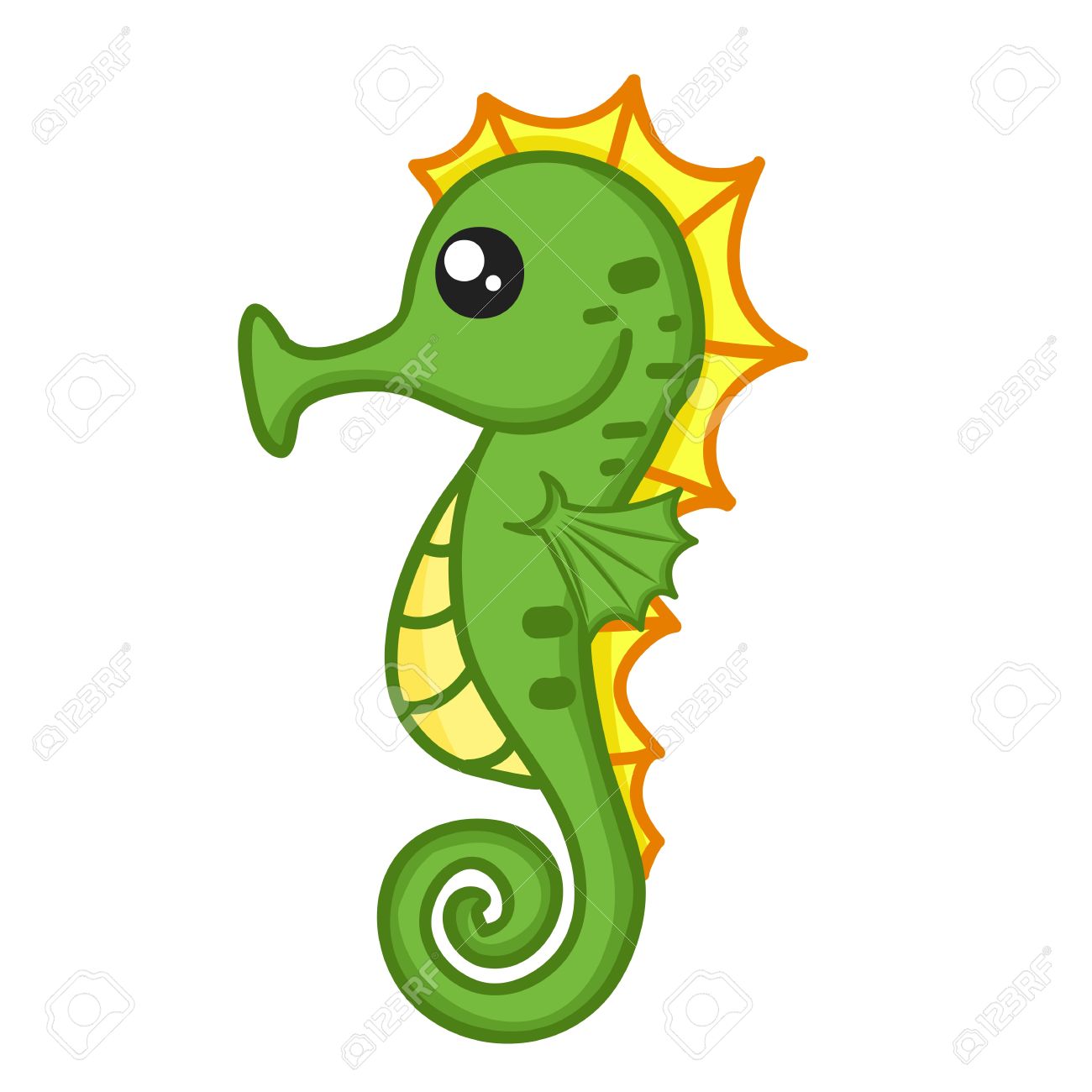 1300x1300 Seahorse Clipart