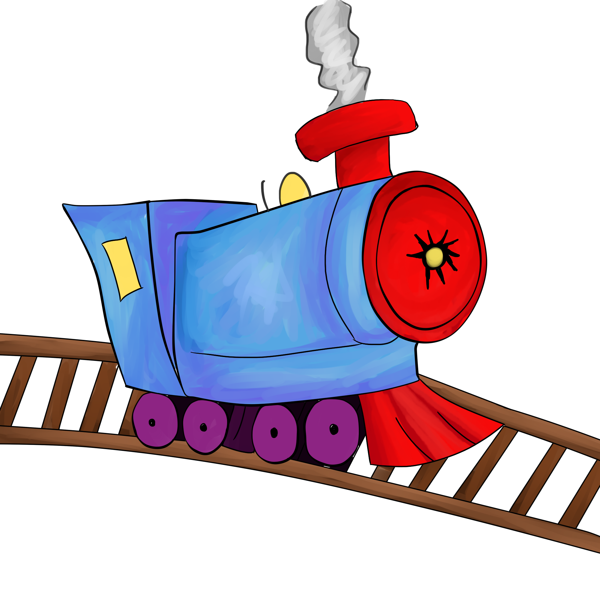 2000x2000 Trains On Clip Art Steam Engine And Free Clipart Images
