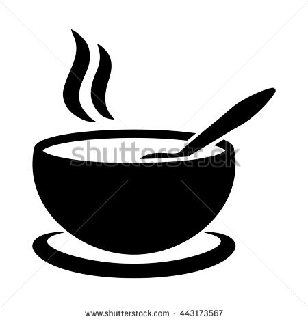 450x470 Plate Clipart Soup Bowl