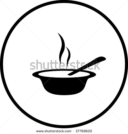 450x470 Soup Bowl Clipart