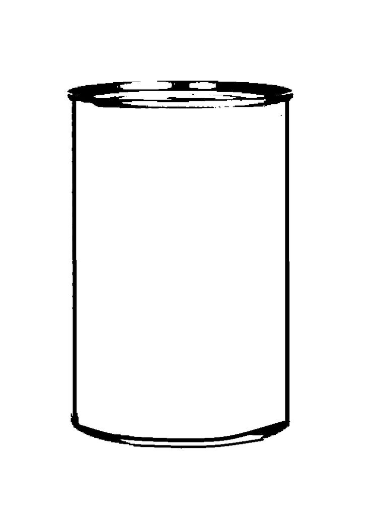 743x1024 Soup Can Clipart Black And White Letters Format