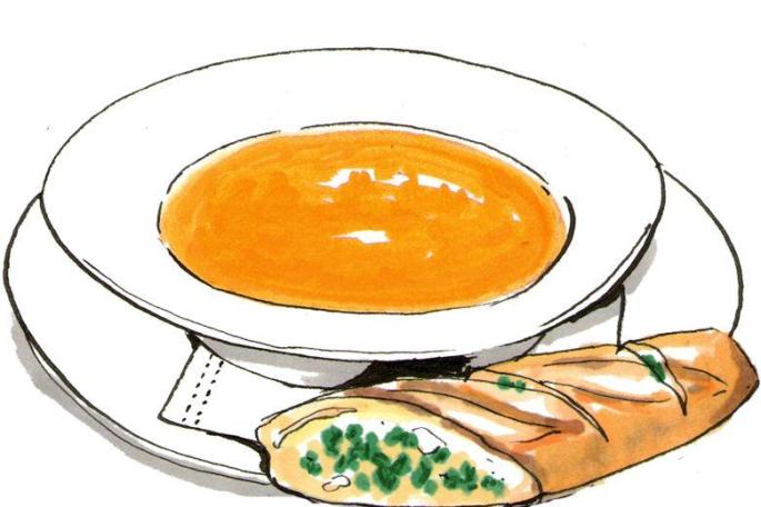 685x456 Soup Clipart Soup Bread