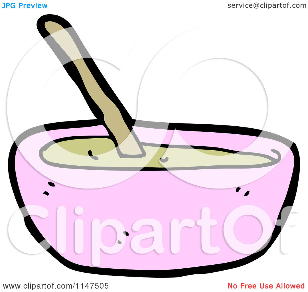 1080x1024 Bowl Of Stew Black And White Clipart