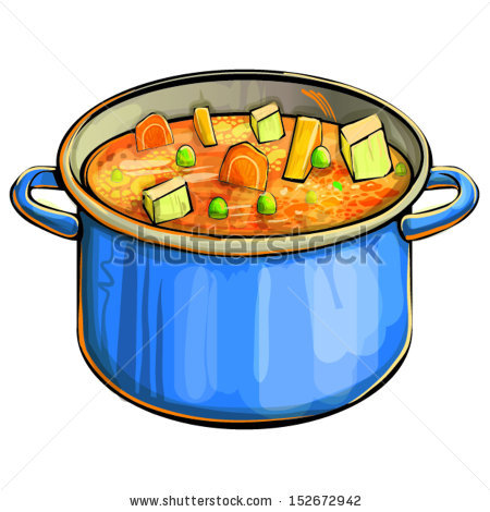 450x470 Stew Pot Clipart